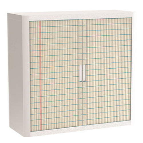 PAPERFLOW easyOffice Contents Rollladenschrank 61978 2 Fachböden 110,0 x 41,5 x 104,0 cm