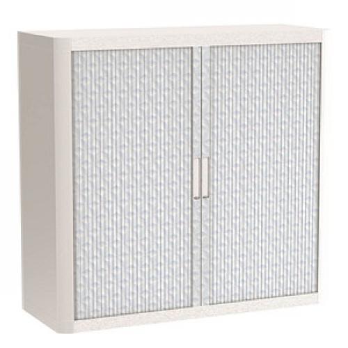 PAPERFLOW easyOffice Classic Chic Rollladenschrank 60006 2 Fachböden 110,0 x 41,5 x 104,0 cm