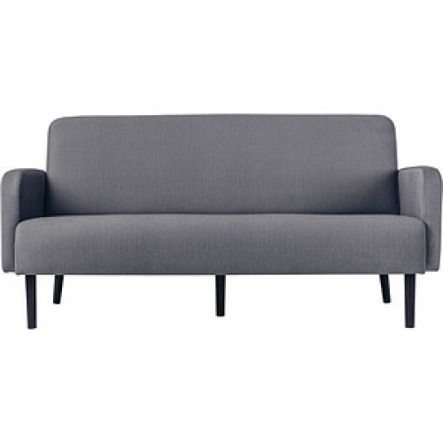 meet powered by PAPERFLOW 3-Sitzer Sofa LISBOA grau schwarz Stoff