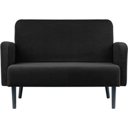 meet powered by PAPERFLOW 2-Sitzer Sofa LISBOA schwarz Stoff