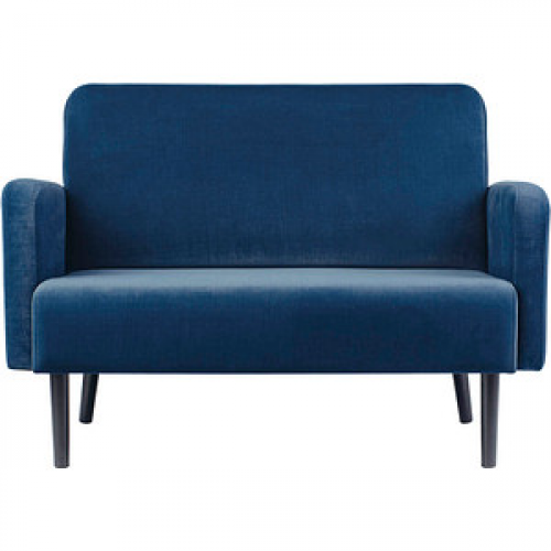 meet powered by PAPERFLOW 2-Sitzer Sofa LISBOA blau schwarz Stoff