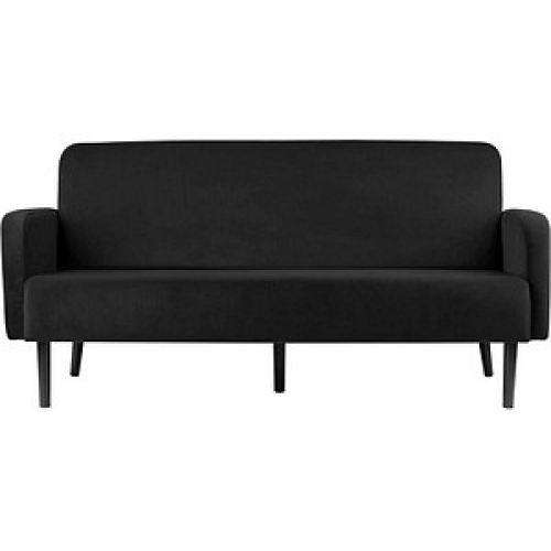 PAPERFLOW 3-Sitzer Sofa LISBOA schwarz Stoff