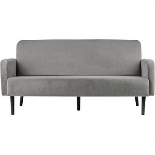 meet powered by PAPERFLOW 3-Sitzer Sofa LISBOA grau schwarz Stoff