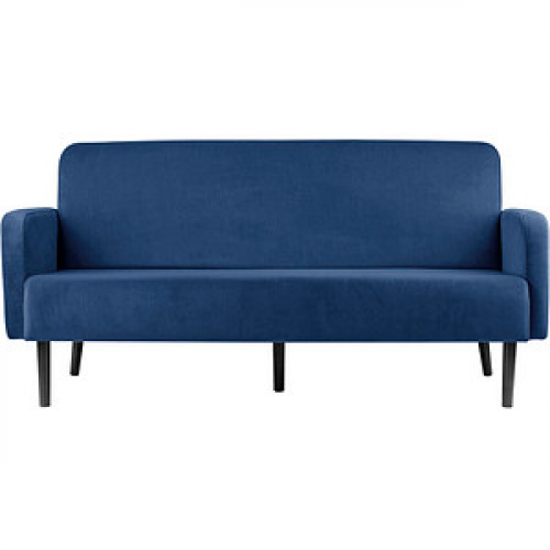 meet powered by PAPERFLOW 3-Sitzer Sofa LISBOA blau schwarz Stoff