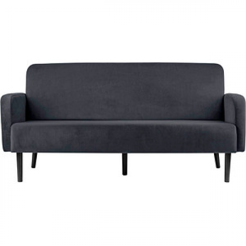 meet powered by PAPERFLOW 3-Sitzer Sofa LISBOA anthrazit schwarz Stoff