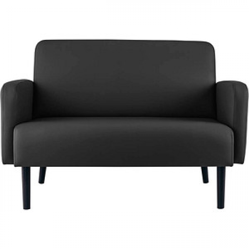 meet powered by PAPERFLOW 2-Sitzer Sofa LISBOA schwarz Kunstleder