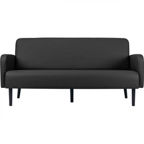 meet powered by PAPERFLOW 3-Sitzer Sofa LISBOA schwarz Kunstleder