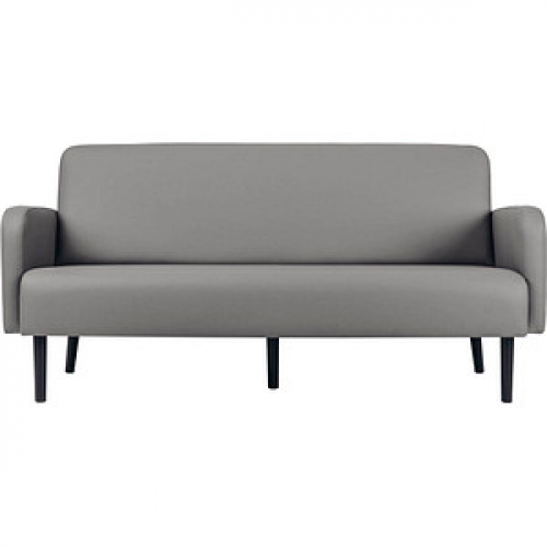 meet powered by PAPERFLOW 3-Sitzer Sofa LISBOA grau schwarz Kunstleder