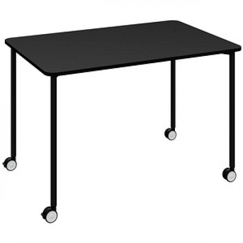 meet powered by PAPERFLOW Flex Office Mehrzwecktisch schwarz 116,0 x 76,0 x 75,0 cm