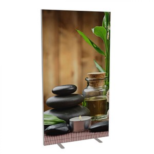 PAPERFLOW Trennwand easyScreen, Zen bunt 94,0 x 173,2 cm