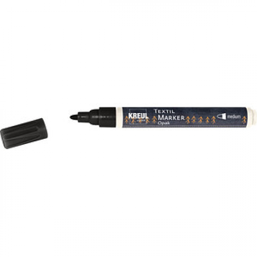 KREUL Opak Medium Textilmarker schwarz 2,0 - 4,0 mm, 1 St.