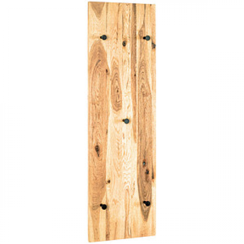 HAKU Möbel Wandgarderobe 22360 braun Holz 5 Haken 30,0 x 100,0 cm