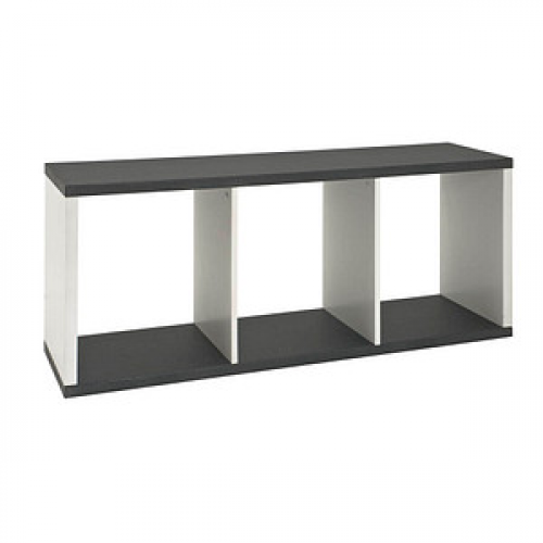 HAKU Möbel Aktenregal granitoptik, weiß 117,0 x 30,0 x 50,0 cm