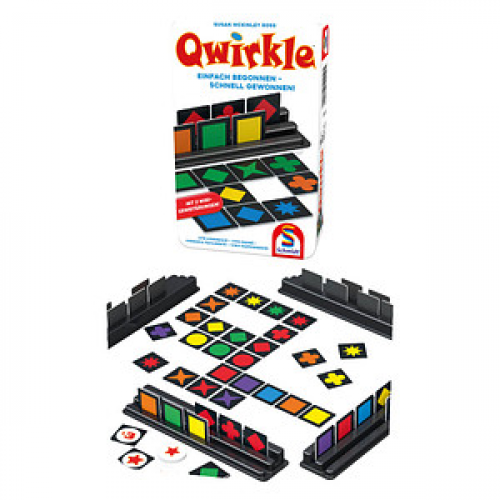 Schmidt MBS Qwirkle in Metalldose Geschicklichkeitsspiel