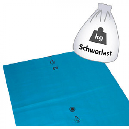 DEISS Schwerlastsäcke STANDARD® Typ 100 240,0 l blau, 100 St.