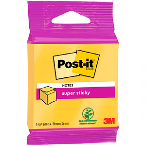 Post-it® Super Sticky Haftnotizen extrastark 2014-S gelb, 1 St.