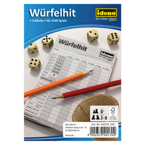 Idena Würfelhit Würfelspiel