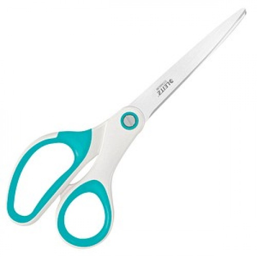 LEITZ Papierschere WOW Titan eisblau-metallic 20,5 cm