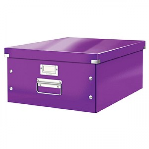 LEITZ Click & Store Aufbewahrungsbox 36,0 l violett 36,9 x 48,2 x 20,0 cm