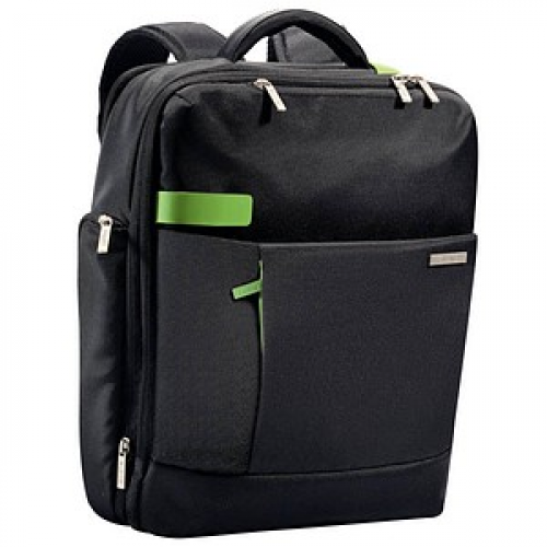 LEITZ Laptop-Rucksack Complete 15.6" Smart Traveller Kunstfaser schwarz bis 39,6 cm (15,6 Zoll)