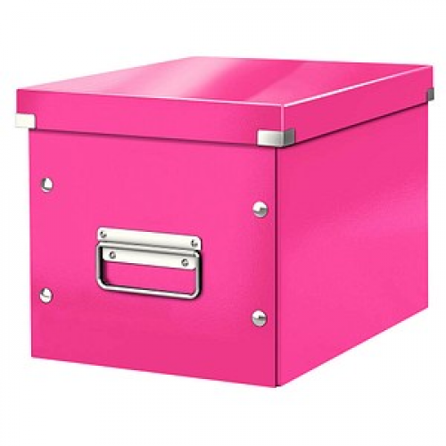 LEITZ Click & Store Aufbewahrungsbox 10,0 l pink 26,0 x 26,0 x 24,0 cm