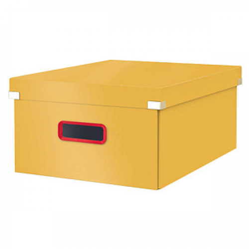 LEITZ Click & Store Cosy Aufbewahrungsbox 32,0 l gelb 36,9 x 48,2 x 20,0 cm