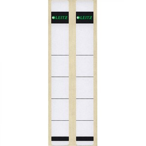 10 LEITZ Ordneretiketten 1646 weiß für 3,5 cm Rückenbreite