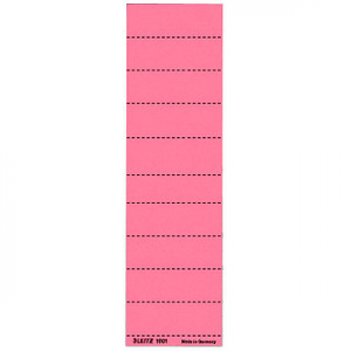 100 LEITZ Beschriftungsschilder für Hängeregister 1901 rot