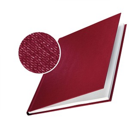 LEITZ Buchbindemappen rot Hardcover für 15 - 35 Blatt DIN A4, 10 St.