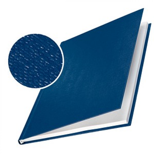 LEITZ Buchbindemappen blau Hardcover für 71 - 105 Blatt DIN A4, 10 St.