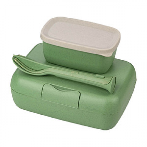 koziol Lunchboxen-Set Candy Ready grün, 1 Set