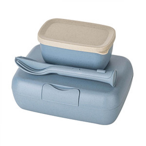 koziol Lunchboxen-Set Candy Ready blau, 1 Set