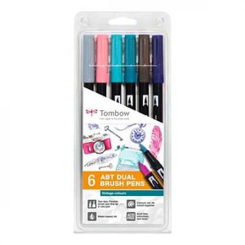 Tombow ABT Dual Brush-Pens farbsortiert, 1 Set