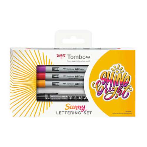 Tombow Schreibset Sunny Lettering farbsortiert