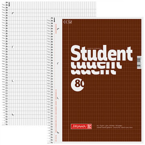 BRUNNEN Collegeblock Student Lineatur 23 rautiert DIN A4 Innenrand