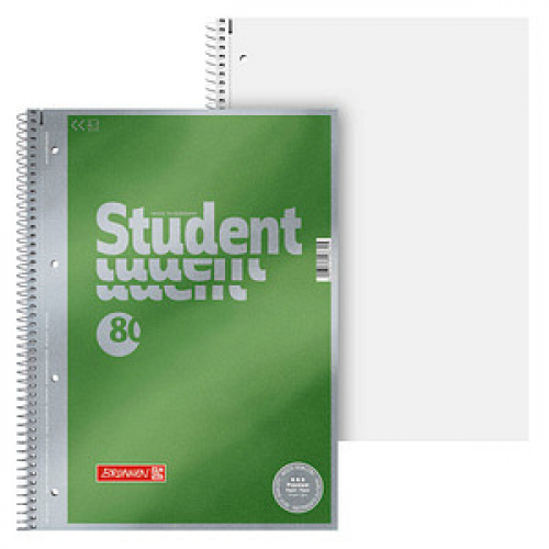 BRUNNEN Collegeblock Student Premium Lineatur 20 blanko DIN A4 ohne Rand