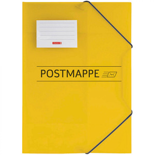BRUNNEN Eckspanner Postmappe DIN A4 gelb