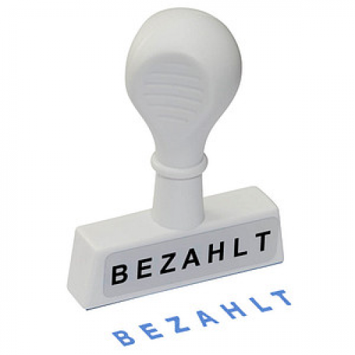 WEDO Textstempel "Bezahlt"