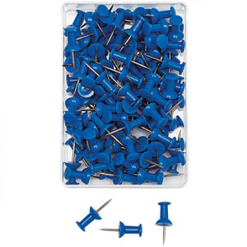 100 WEDO Pinnnadeln Diabolo blau