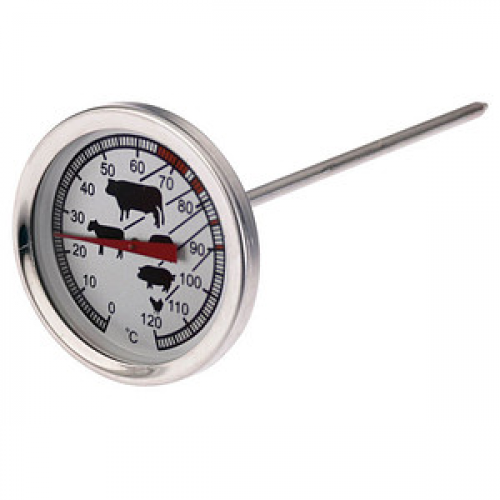 WESTMARK Kerntemperatur-Lebensmittelthermometer silber