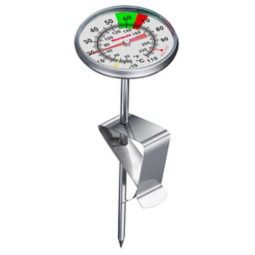 WESTMARK Milch-Thermomter mit Clip Thermometer silber