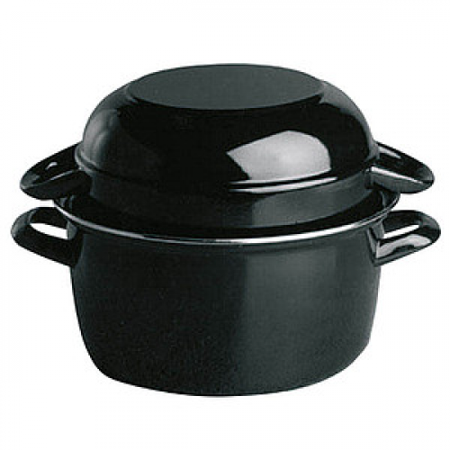 APS Muscheltopf schwarz 2,6 l