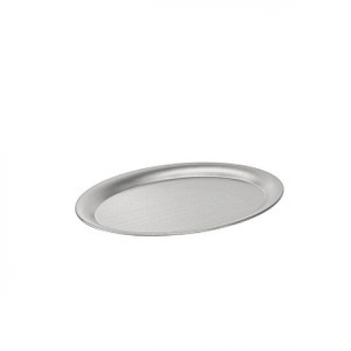 APS Tablett KAFFEEHAUS silber oval 26,5 x 19,5 cm