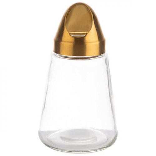 APS Vorratsdosen 15,5 cm hoch transparent, gold 0,35 l, 1 St.