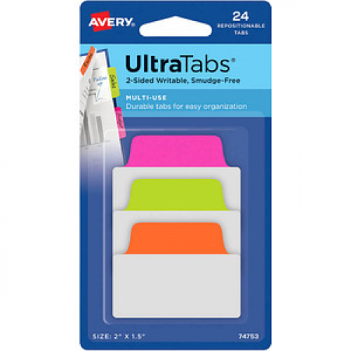 AVERY Zweckform UltraTabs Multi-Use Haftmarker farbsortiert 24 Blatt