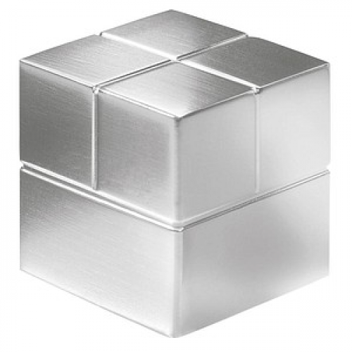 SIGEL C20 "Super-Strong" Magnete silber, Metall 2,0 x 2,0 x 2,0 cm, 2 St.