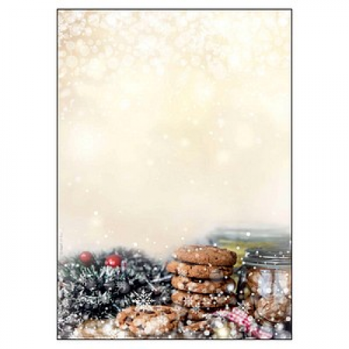 SIGEL Weihnachtsbriefpapier Winter Smell Motiv DIN A4 90 g/qm 25 Blatt