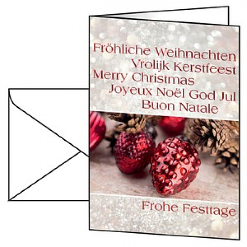 10 SIGEL Weihnachtskarten Christmas Spirit DIN A6