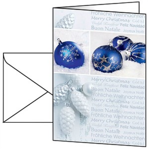 25 SIGEL Weihnachtskarten Seasons Greetings DIN A6