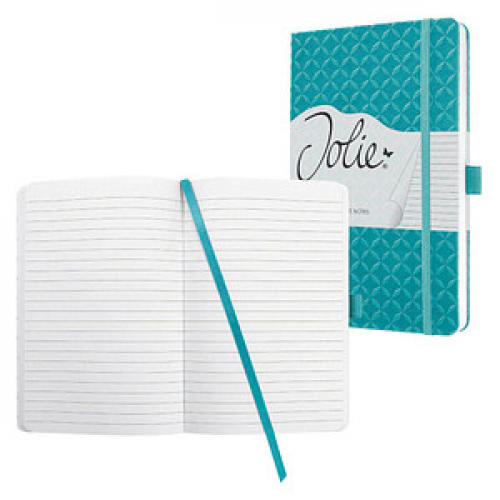 SIGEL Notizbuch Jolie® DIN A6 liniert, aqua green Hardcover 174 Seiten